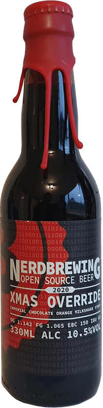 Nerdbrewing Xmas Override Imperial Chocolate Orange Milkshake Stout (2020) - Speciaalbier Expert