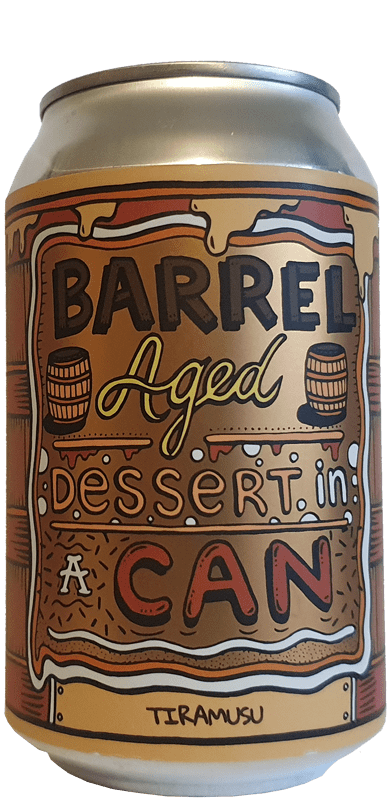 Amundsen Bryggeri Barrel Aged Dessert In A Can - Tiramisu - Speciaalbier Expert