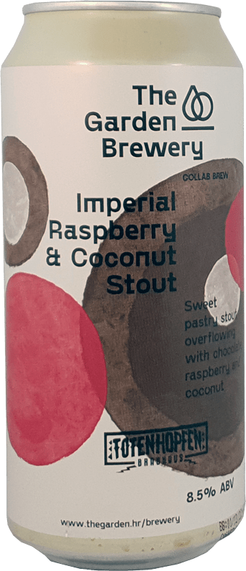 The Garden Brewery Imperial Raspberry & Coconut Stout - Speciaalbier Expert